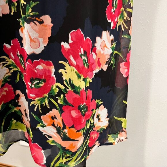 Tommy Hilfiger Floral Sleeveless a-line mini Dress size 4 - Picture 3 of 13